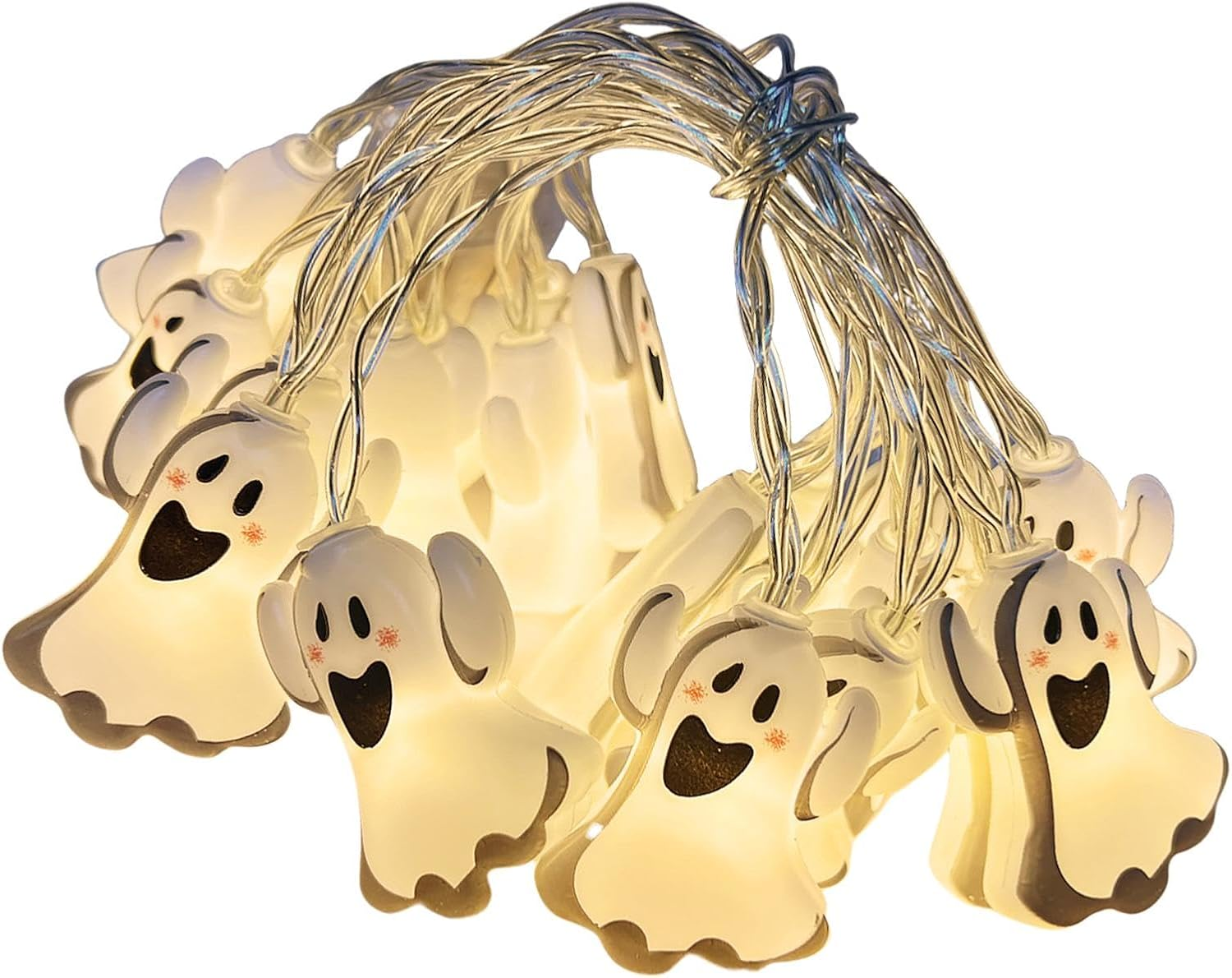 Evnbhgyu Outdoor Ghost Lights String | Fairy Glowing Decorations,Halloween Pumpkin Lights Decoration for Thanksgiving, Wedding, Christmas