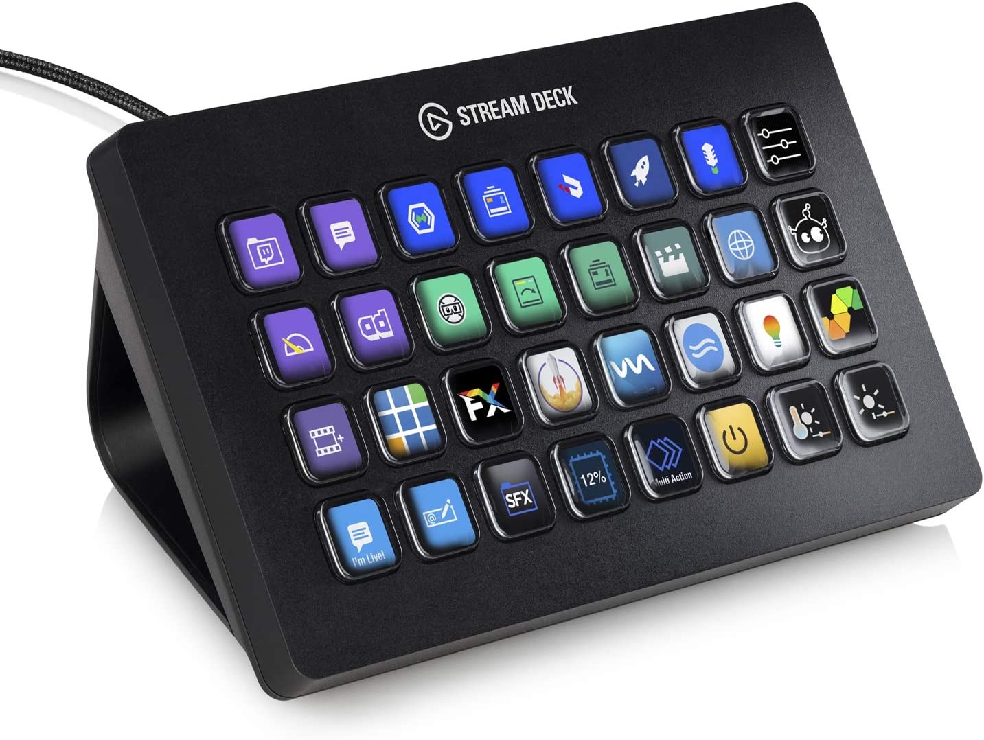 Elgato Stream Deck XL- Advanced Stream Control with 32 Customizable LCD Keys, for Windows 10 and Macos 10.13 or Later