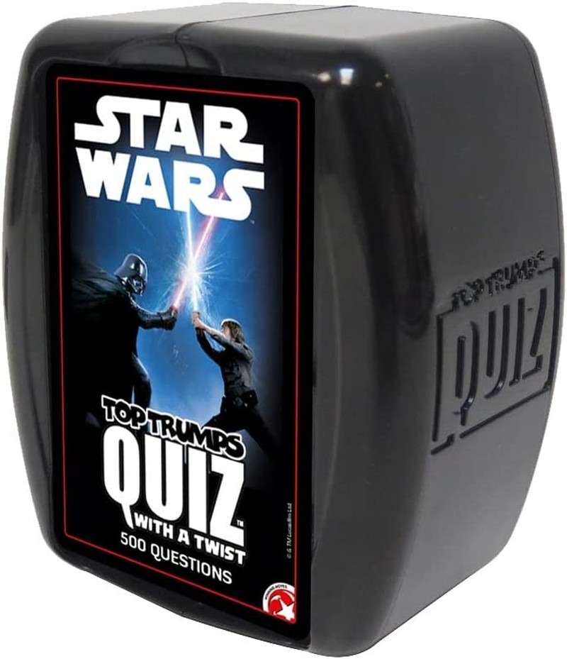 Top Trumps Star Wars – Quiz – 500 Questions, Black