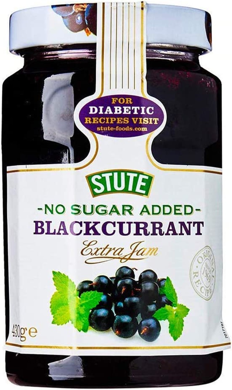 Stute Diabetic Blackcurrant Jam, 430G