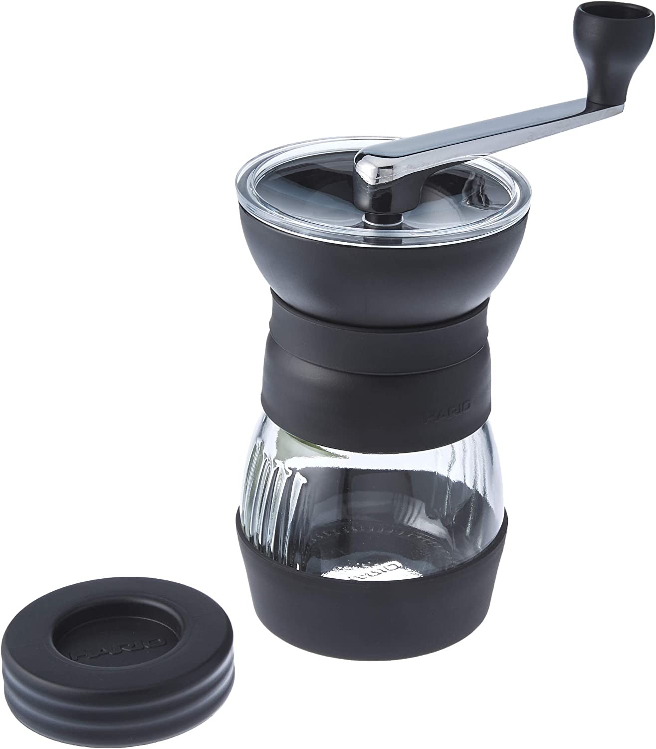 HARIO Skerton Pro Ceramic Manual Coffee Grinder, Black