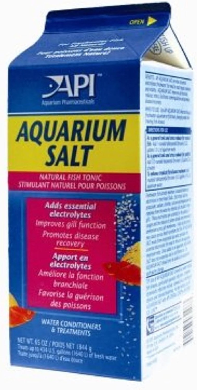 API Aquarium Salt Freshwater Aquarium Salt 65-Ounce Box, 106C