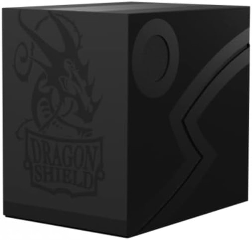 Dragon Shield Double Shell 150+ Card Deck Box (Shadow Black)