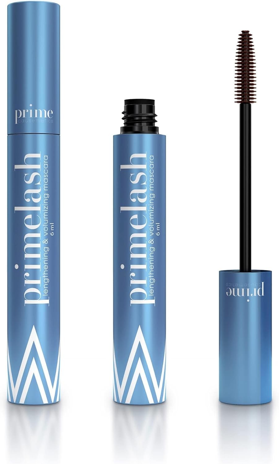 Prime Prometics Primelash Mascara for Older Women – Volumizing, Incredible Length in 2 Coats – Long-Stay, Zero Clumps, Hypoallergenic (Brown)