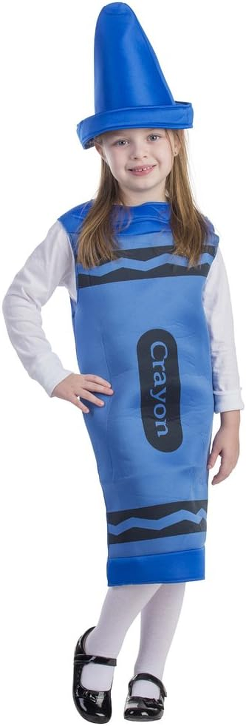 Dress up America Kids Blue Crayon Costume