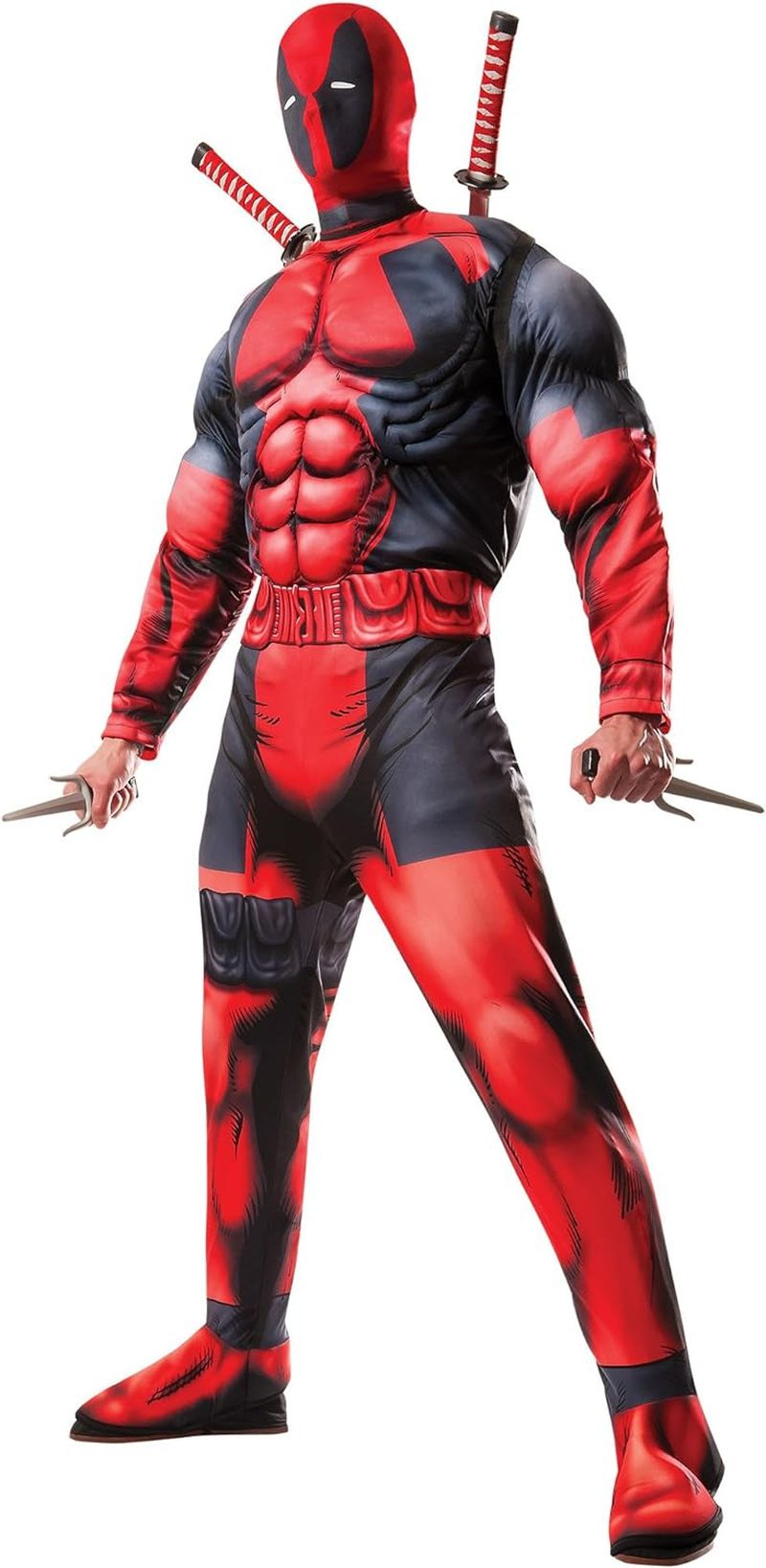 Rubie’S Official Marvel Deadpool Deluxe Fancy Dress Costume