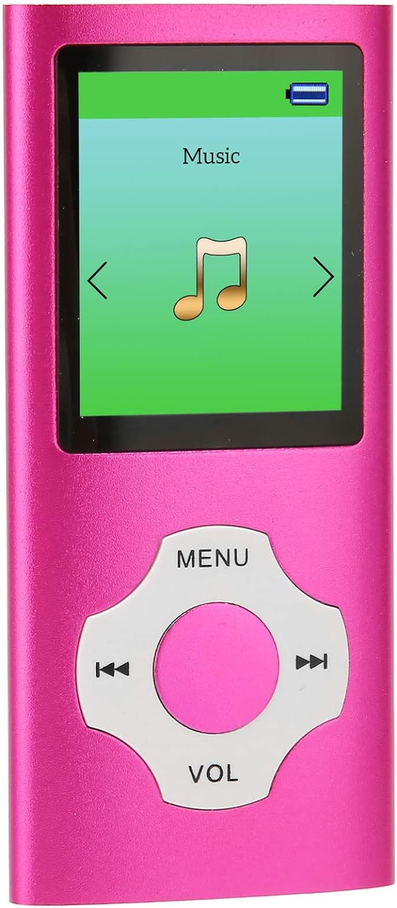 MP3 Player Support 64G TF Card, Portable Hifi Music Player with Voice Recorder, FM Radio, Photo Viewer, E-Book Player, MP3 Player for Kids Gifts Students