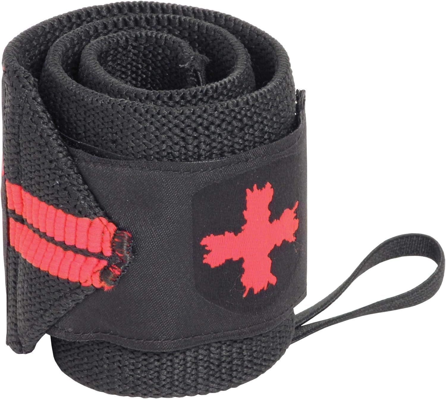 Harbinger Red Line 18-Inch Weightlifting Wrist Wraps for Men and Women (Pair)