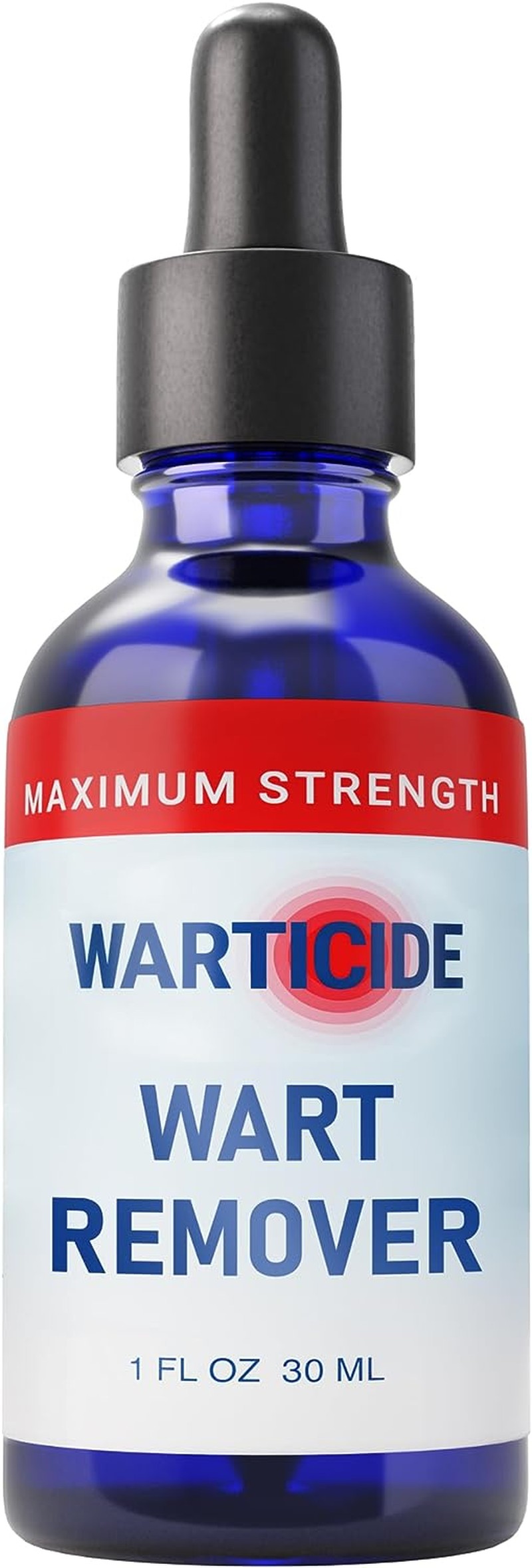 WARTICIDE Fast-Acting Wart Remover – Plantar and Genital Warts Treatment, Attacks Warts on Contact, Easy Application (1 Bottle)