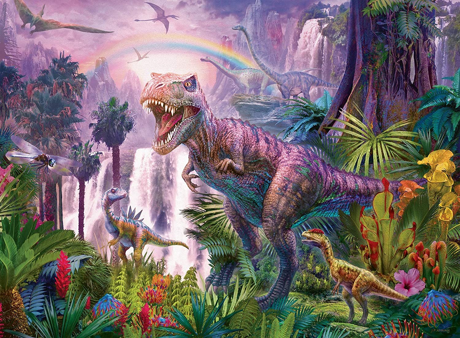 Ravensburger 12892 King of the Dinosaurs 200 Pieces Jigsaw Puzzle Jigsaw Puzzle