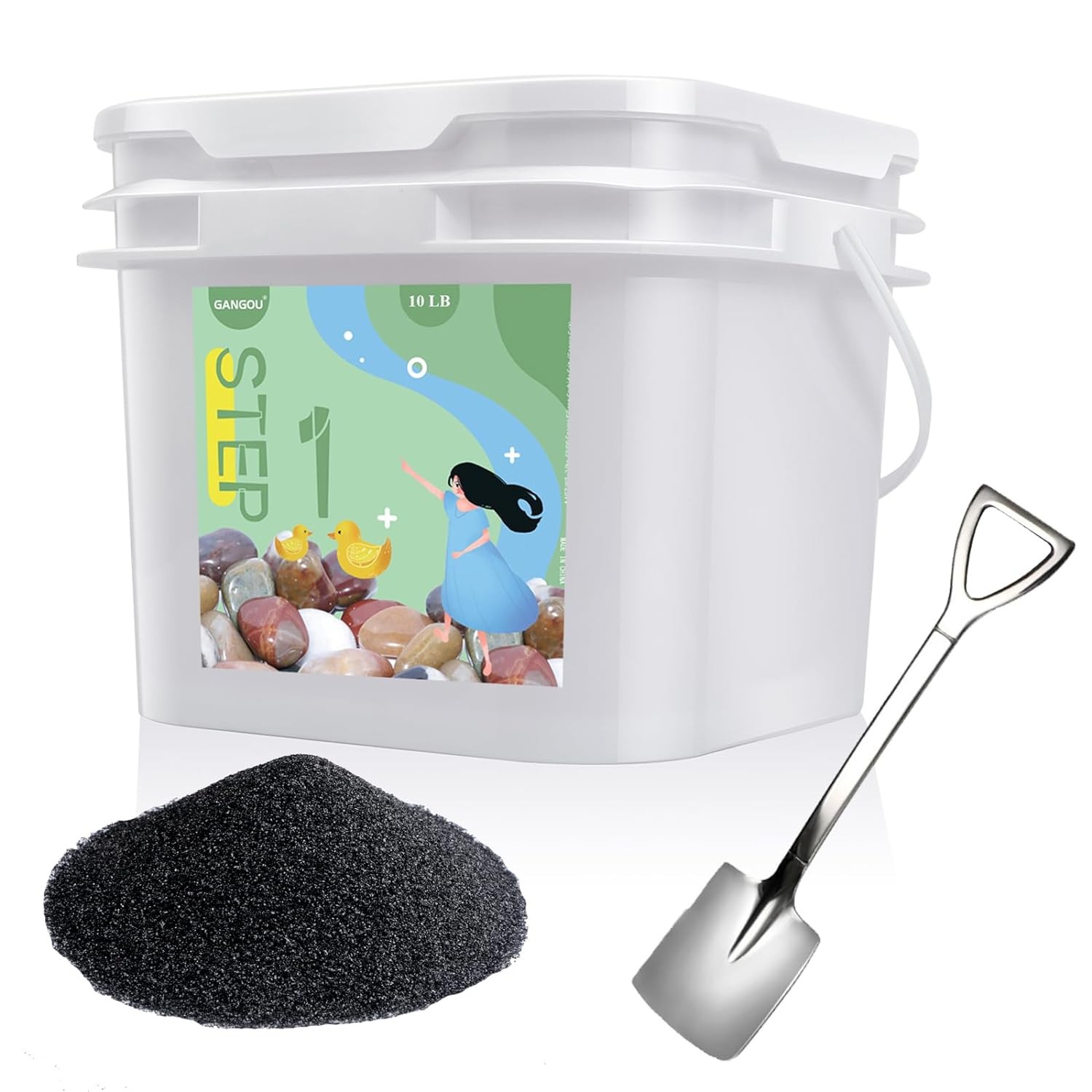 10 Lbs Rock Tumbler Grit – Tumbler Media Grit,Rock Polishing Grit Media, Works with Any Rock Tumbler, Rock Polisher, Stone Polisher,Coarse 60/90 Silicon Carbide Grit, Step 1 for Tumbling Stones