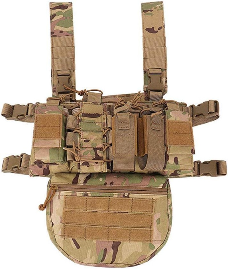 Outdoor Sports Airsoft Gear Combat Assault Molle Vest Accessory Mag Pouch Magazine Bag Carrier Tactical Camouflage Chest Rig