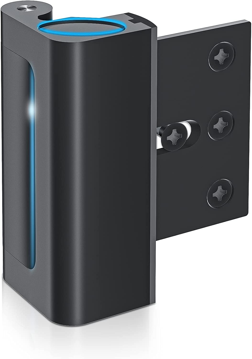 Acemining Door Reinforcement Lock Withstands 800Lbs of Force – Black Extra Door Lock with 8 Screws Prevents Unauthorized Entry,Add a Door Security Lock for Home Safety & Privacy