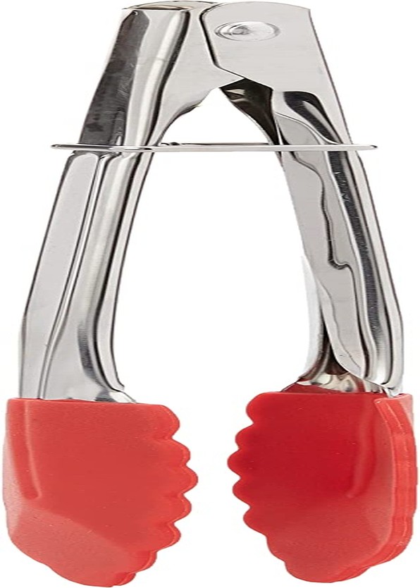 Maxwell & Williams Grabbers Mini Tongs 18Cm Silicone Red