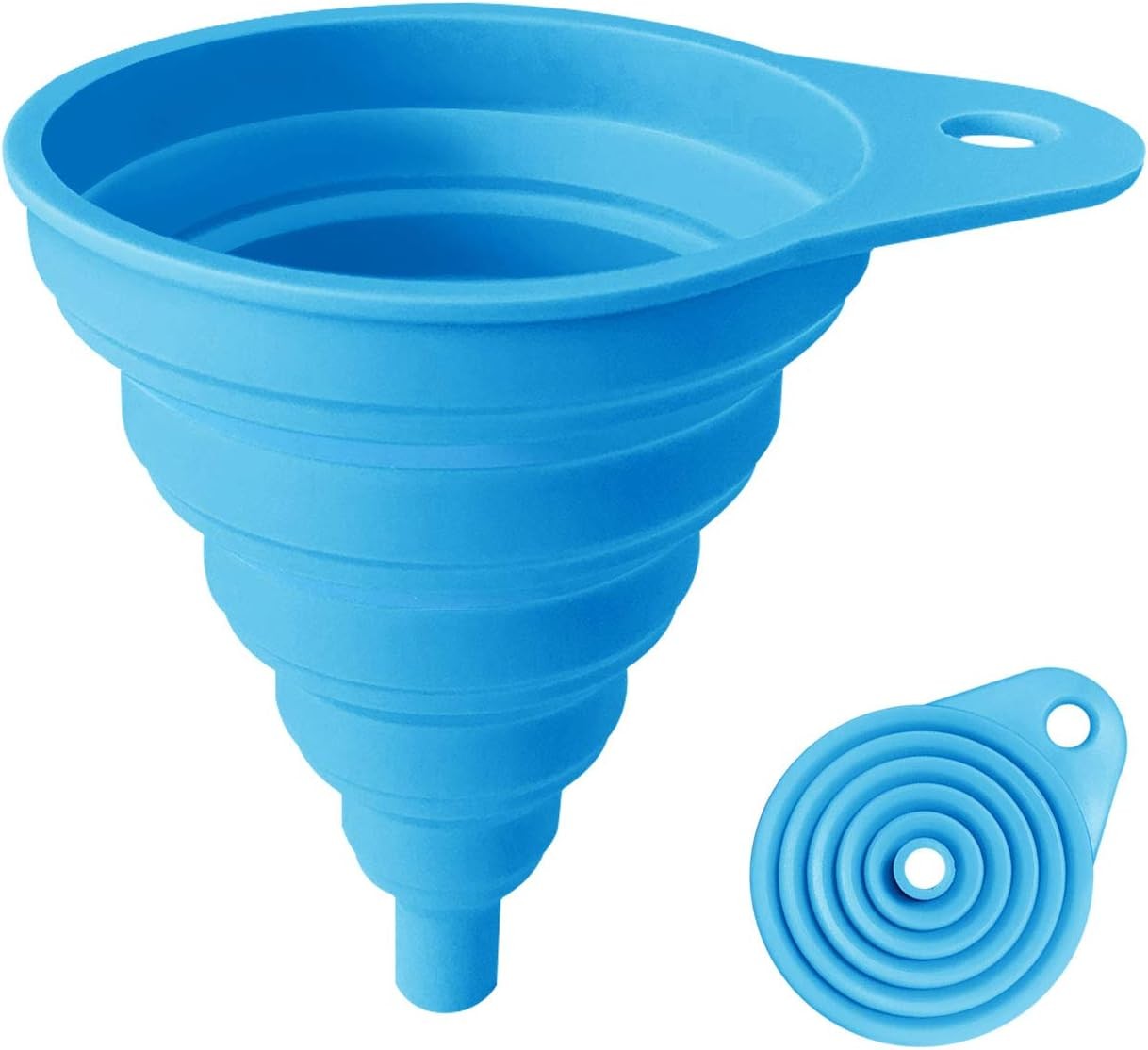 Funnels for Kitchen Use, Funnels for Filling Bottles (Blue)