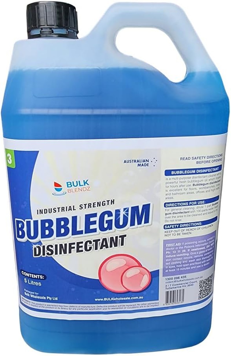 Bulk Blendz Concentrated Industrial Strength Bubble Gum Disinfectant 5 Litre