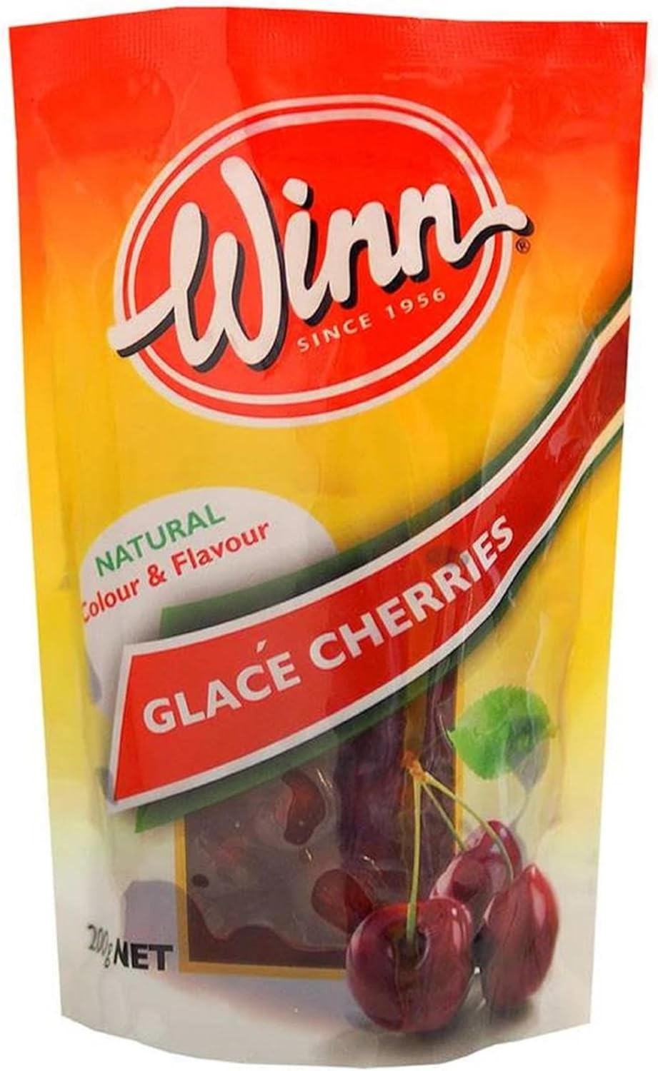 Winn Red Glace Cherries 200Gm