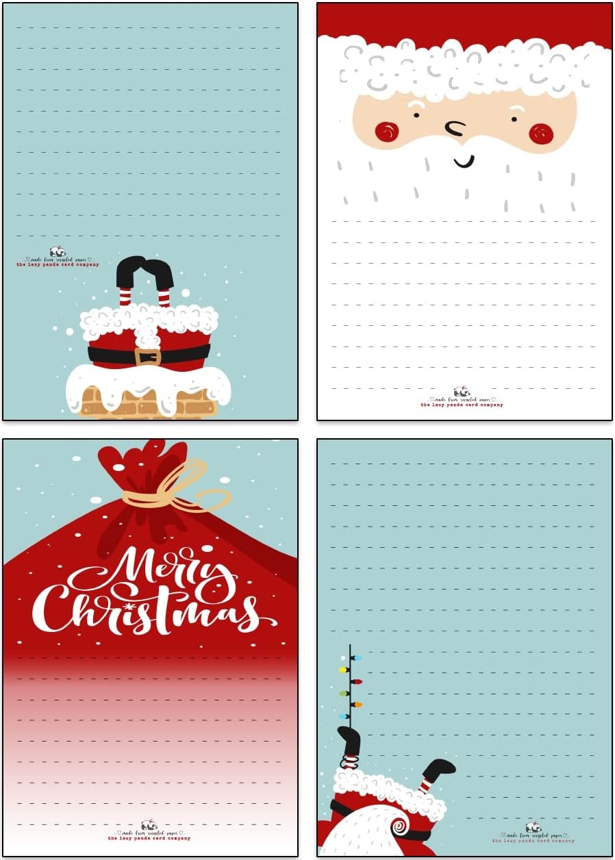 Christmas Stationery – Santa Stationery Recycled Paper (20)