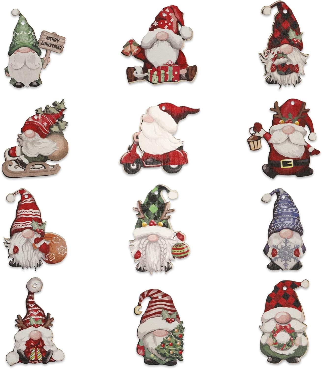 Christmas Decorations Christmas Ornaments Christmas Gnomes Christmas Tree Ornaments Christmas Hanging Ornament Christmas Decor Christmas Party Decorating Supplies Christmas Ropes Decoration 24Pcs