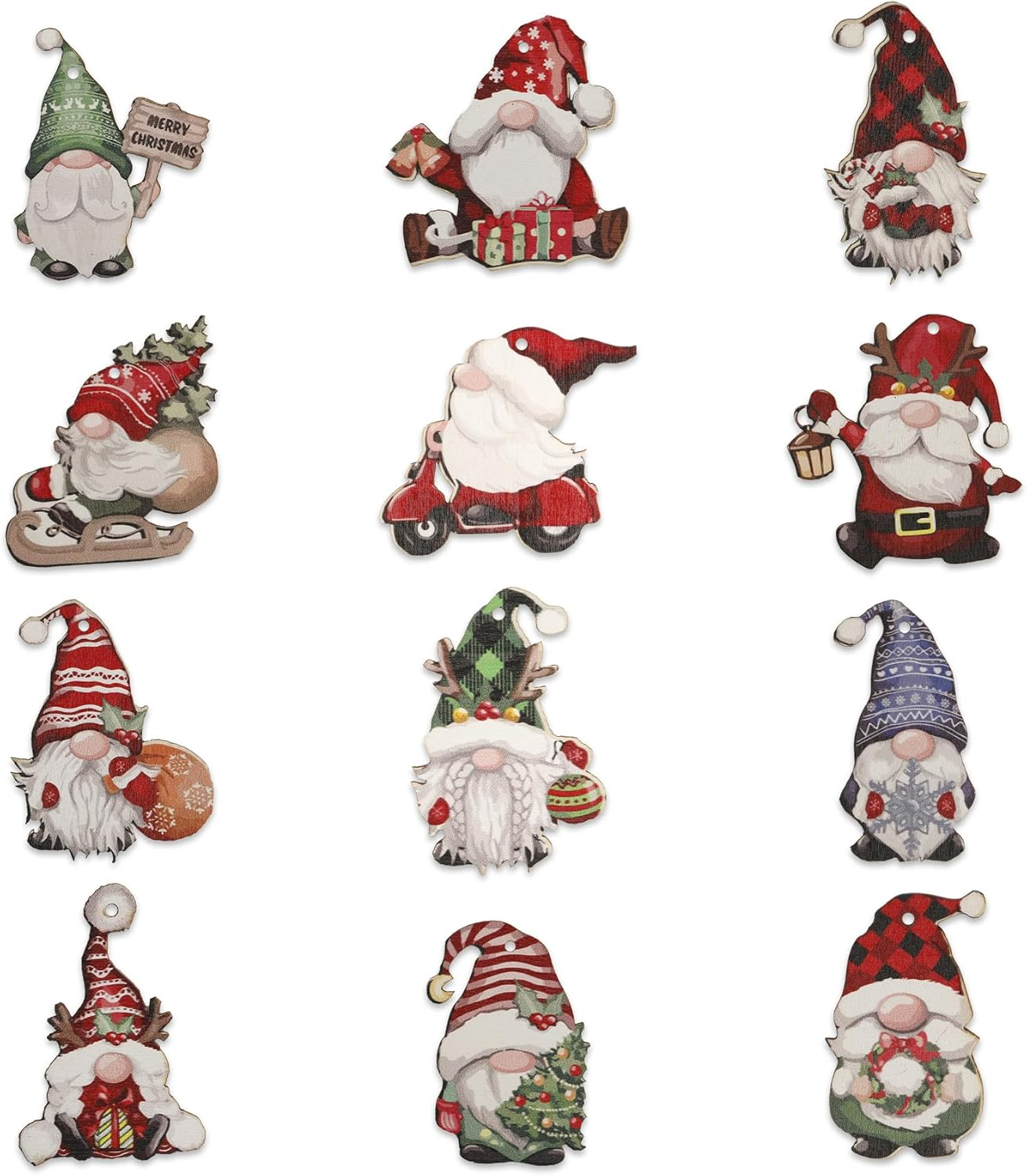 Christmas Decorations Christmas Ornaments Christmas Gnomes Christmas Tree Ornaments Christmas Hanging Ornament Christmas Decor Christmas Party Decorating Supplies Christmas Ropes Decoration 24Pcs