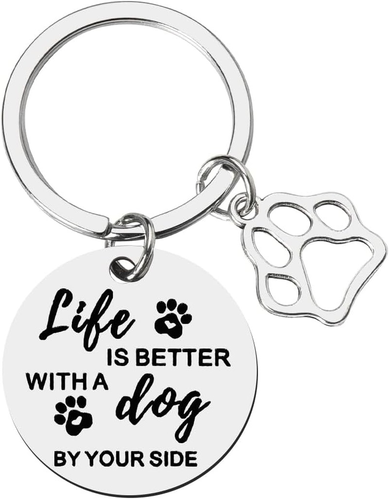 Birthday Gifts for Dog Lovers Women Men Loss of Pet Sympathy Keychian Gifts for Friends Daughter Son Christmas Bday Presents for Dog Mom Dad Owners Gifts for Bff Sisters Pet Remembrance Keychain