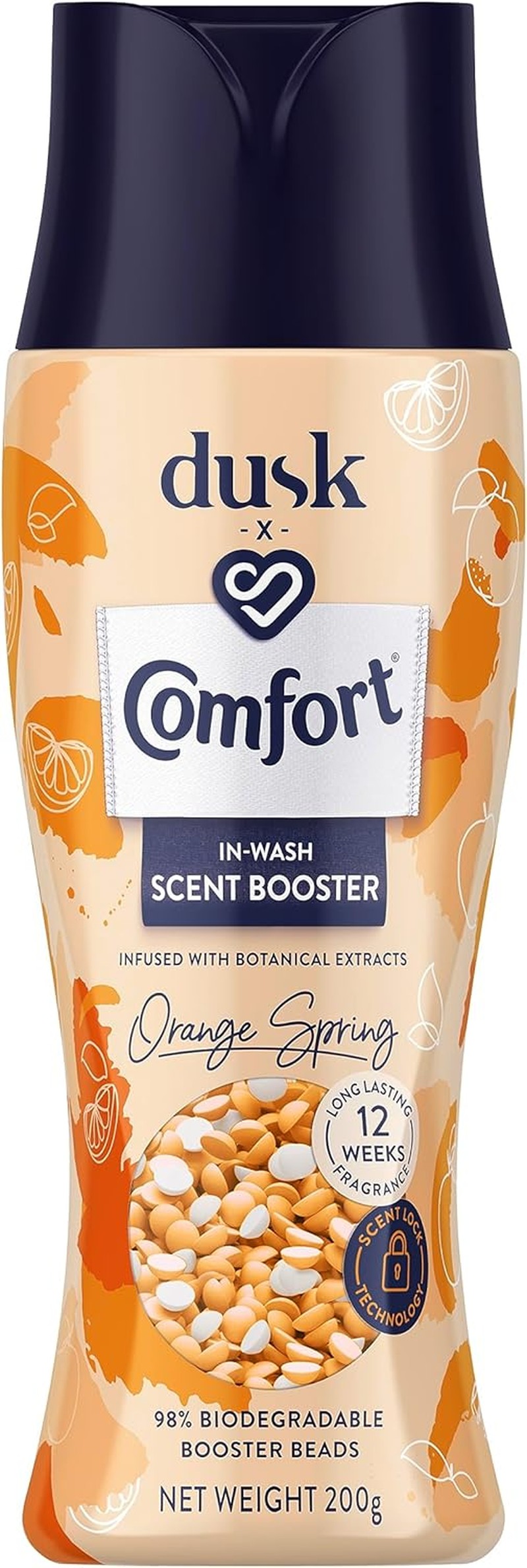 Comfort In-Wash Scent Booster, Orange, 200G