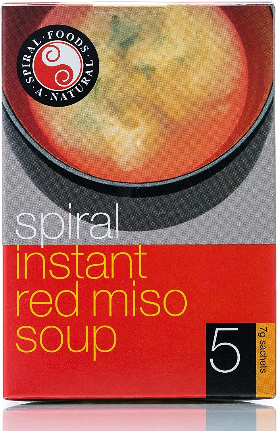 Spiral Foods Instant Red Miso Soup 5 Sachets