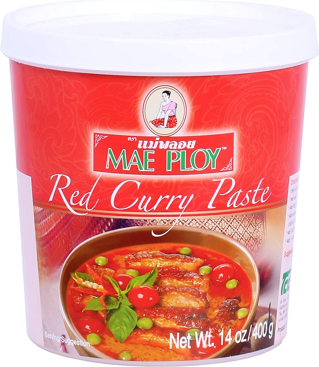 Mae Ploy Red Curry Paste, 400 G