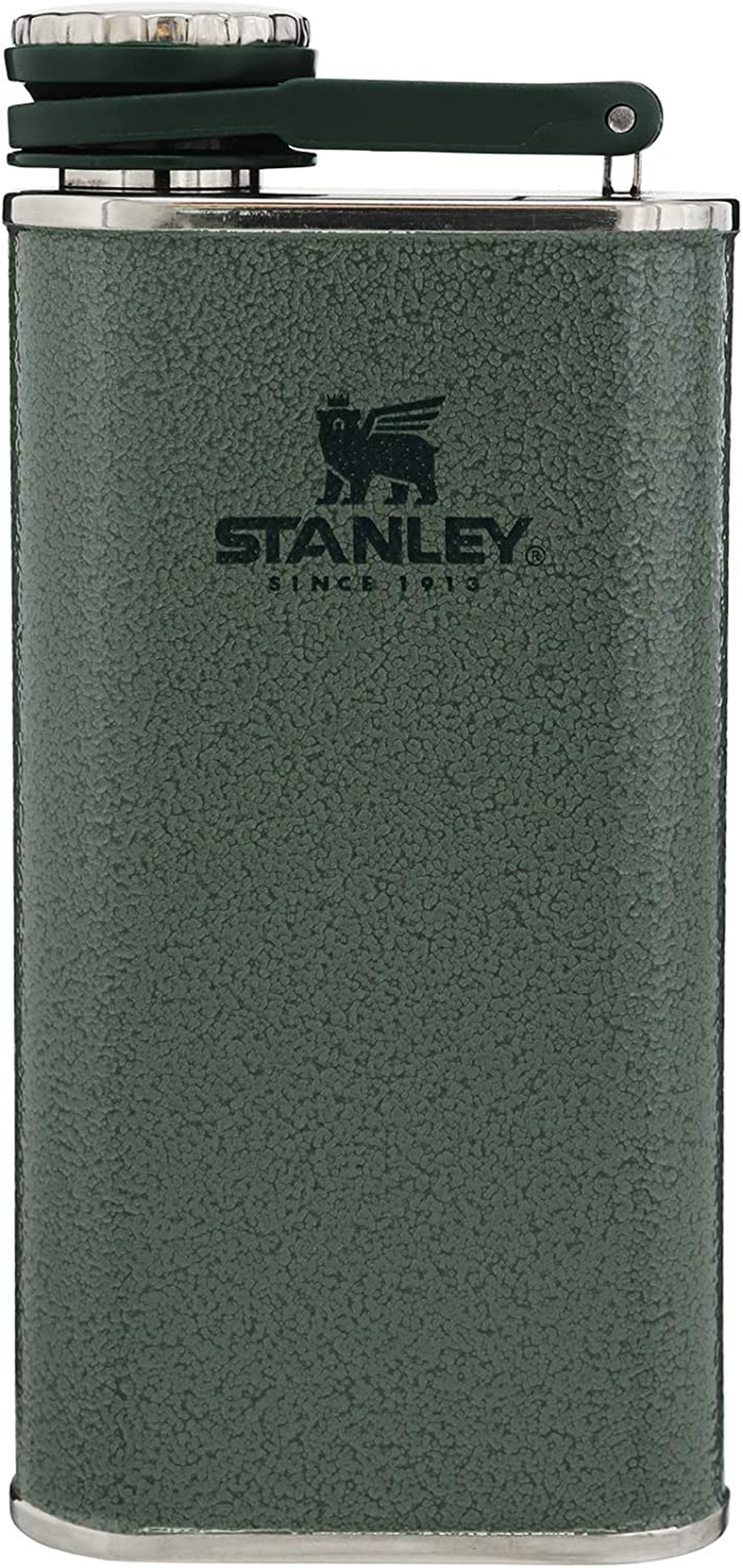 Stanley Classic Flask 8Oz with Never-Lose Cap, Wide Mouth Stainless Steel Hip Flask for Easy Filling & Pouring, Insulated Bpa-Free Leak-Proof Flask