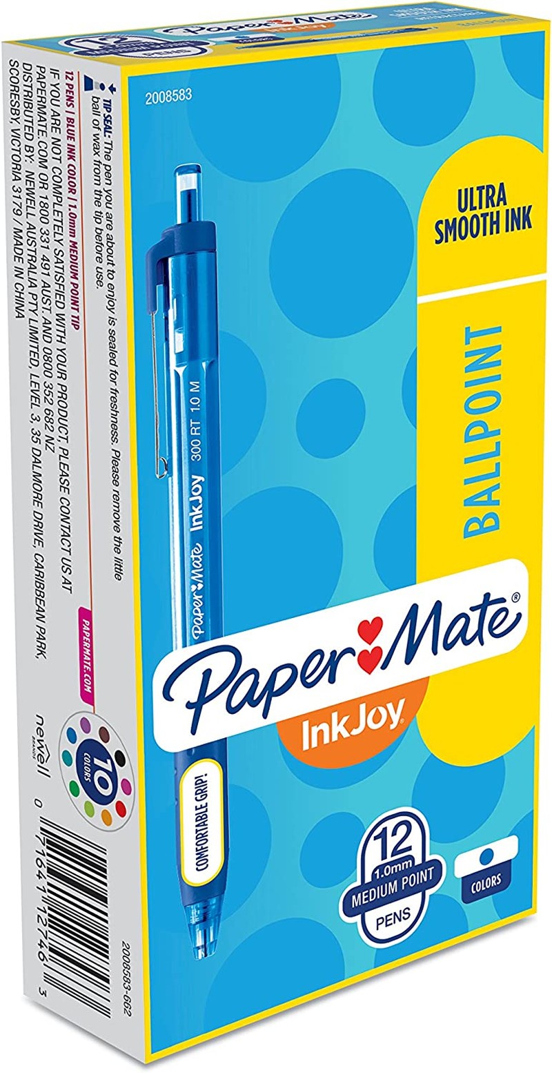 Paper Mate Ink Joy 300RT Blue 12-Pack