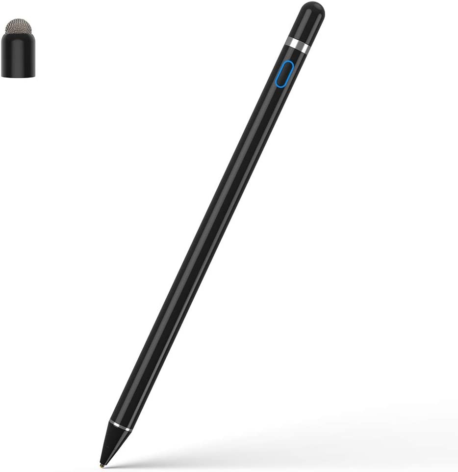 Active Stylus Pen Compatible for Ios&Android Touch Screens, Pencil for Ipad with Dual Touch Function,Rechargeable Stylus for Ipad/Ipad Pro/Air/Mini/Iphone/Cellphone/Tablet Drawing&Writing