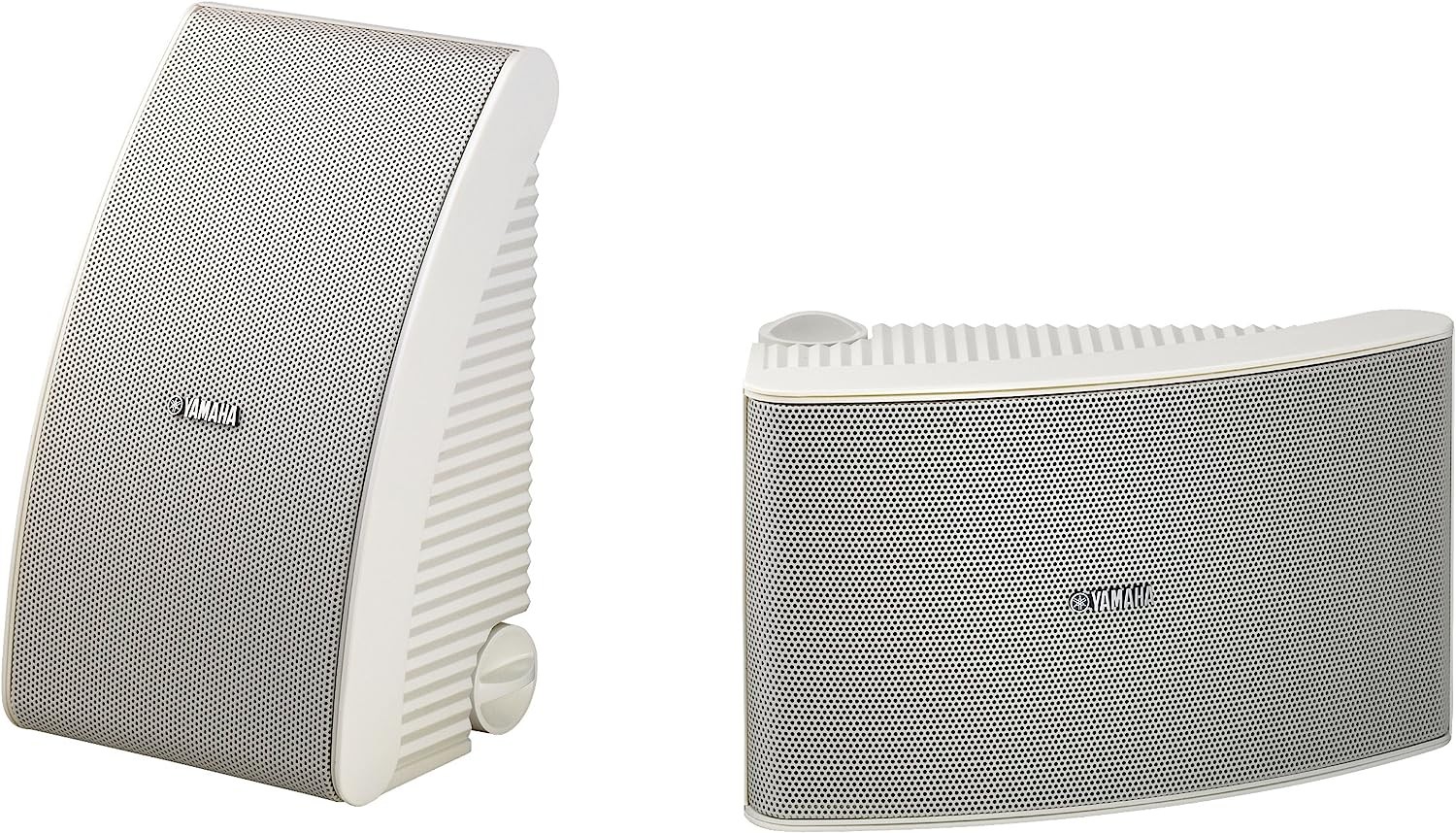 Yamaha NS-AW592 Pair of Outdoor Speakers with 2-Way Acoustic Suspension Design, White Medium