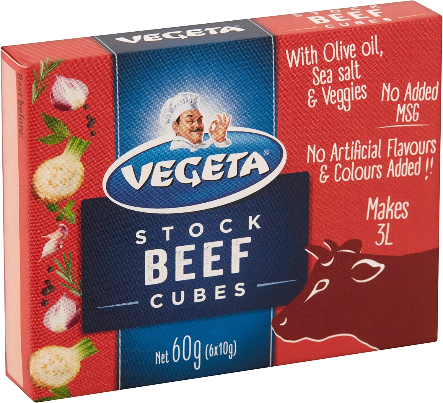 Vegeta Beef Stock Cubes, 60 G, Beef