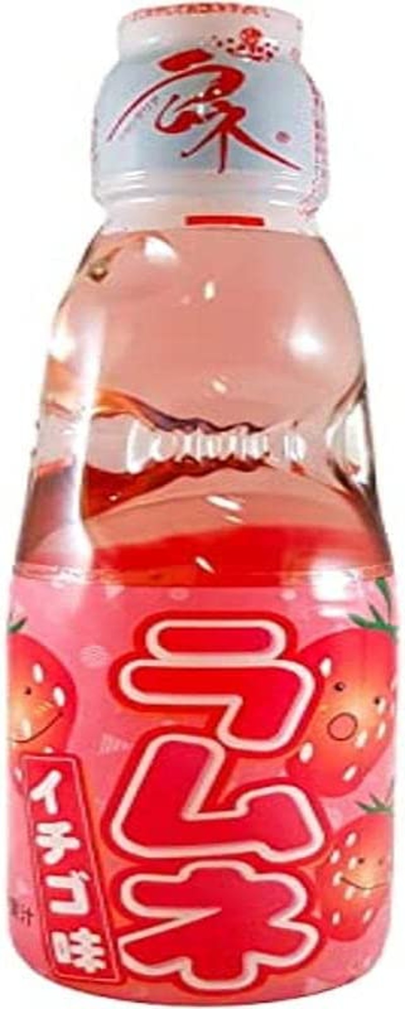 Hata Strawberry Ramune Drink, 200 Ml, Strawberry