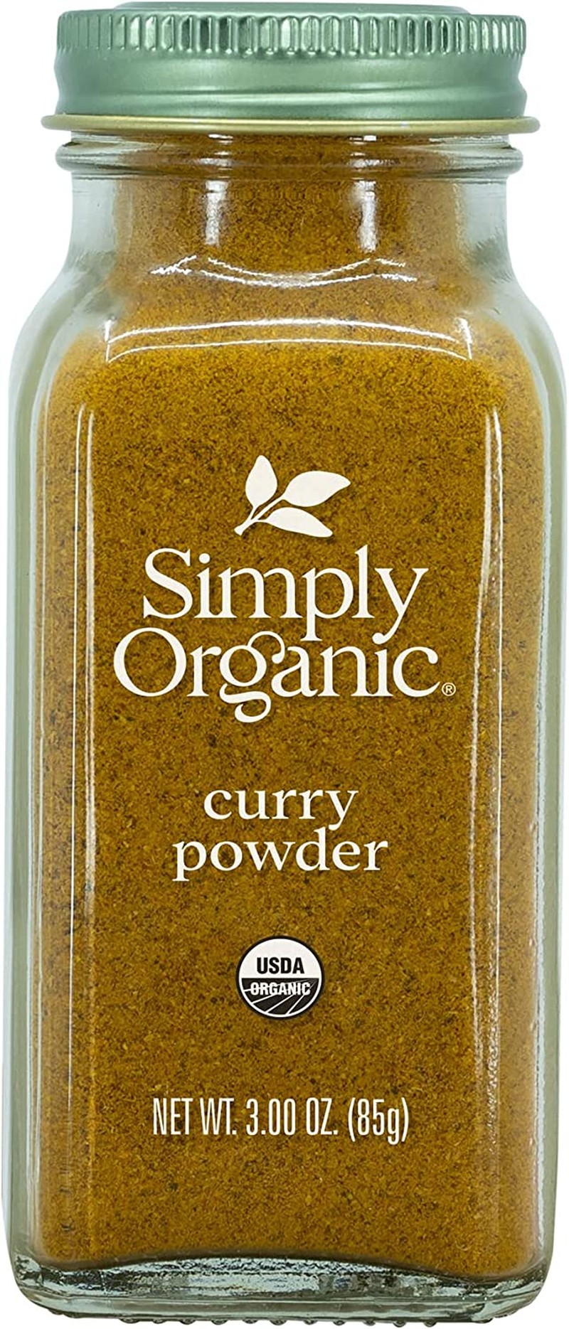 Simply Organic Curry Powder Large Glass, 85G