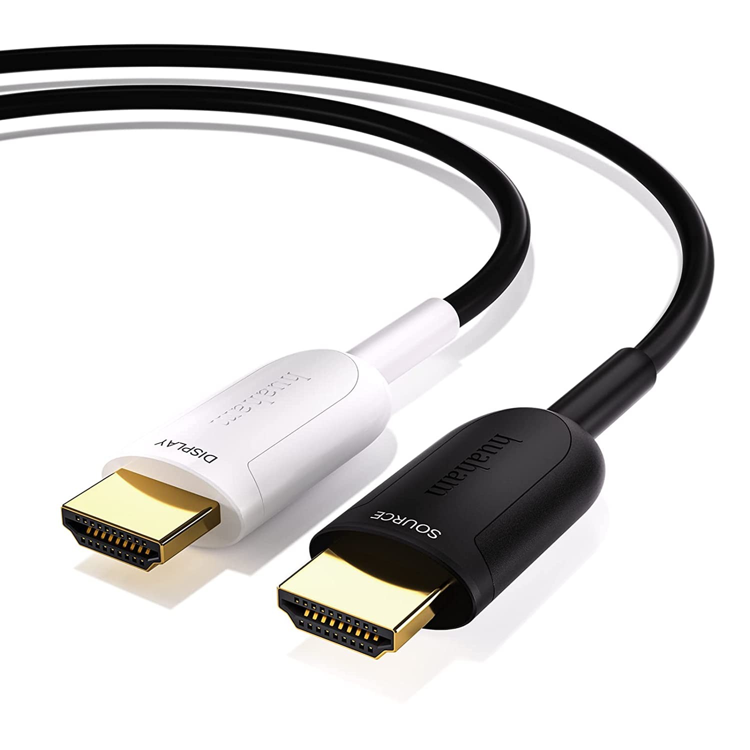 8K Fiber Optic HDMI Cable 16.4Ft, Huaham 48Gbps Ultra High Speed HDMI 2.1 Cable 8K@60Hz 4K@120Hz, Support Earc RTX 3090 HDCP 2.2&2.3 Dolby Compatible with PS5, Xbox Series X, Roku/Fire/Sony/Lg CX TV