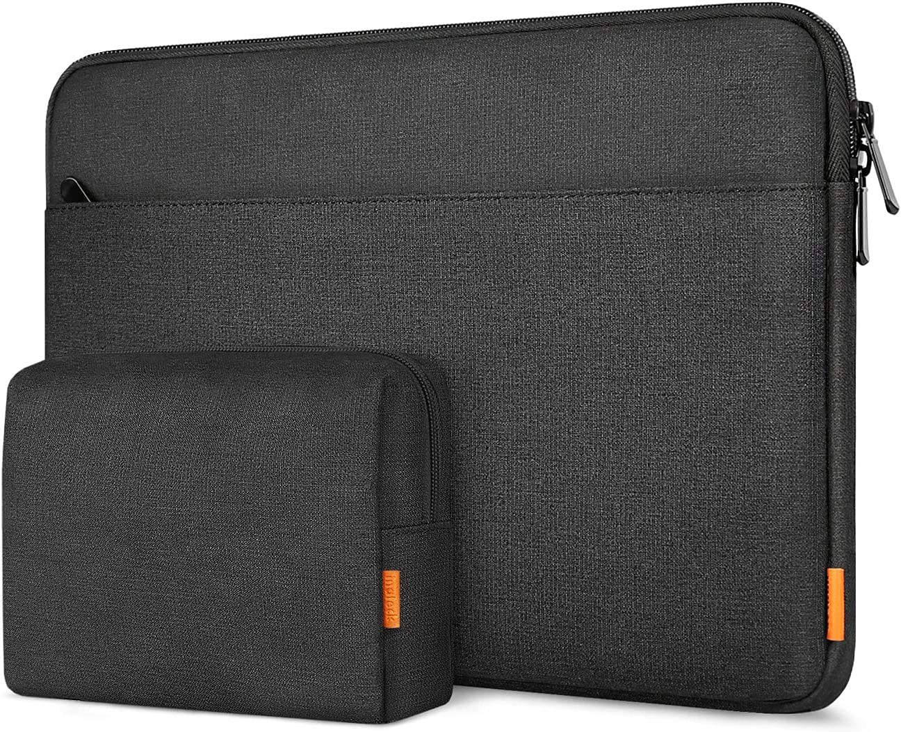 Inateck 15-15.6 Inch Laptop Sleeve Case Bag with Accessory Pouch Compatible with Laptops/Chromebooks/Notebooks – Black