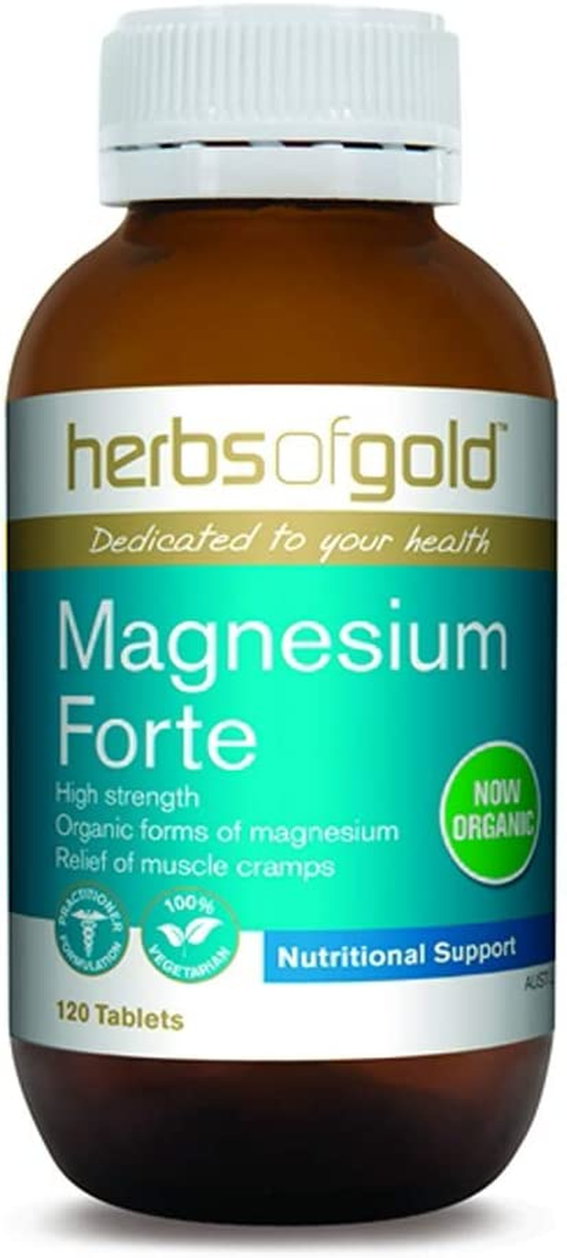 Herbs of Gold Organic Magnesium Forte 120 Tablets