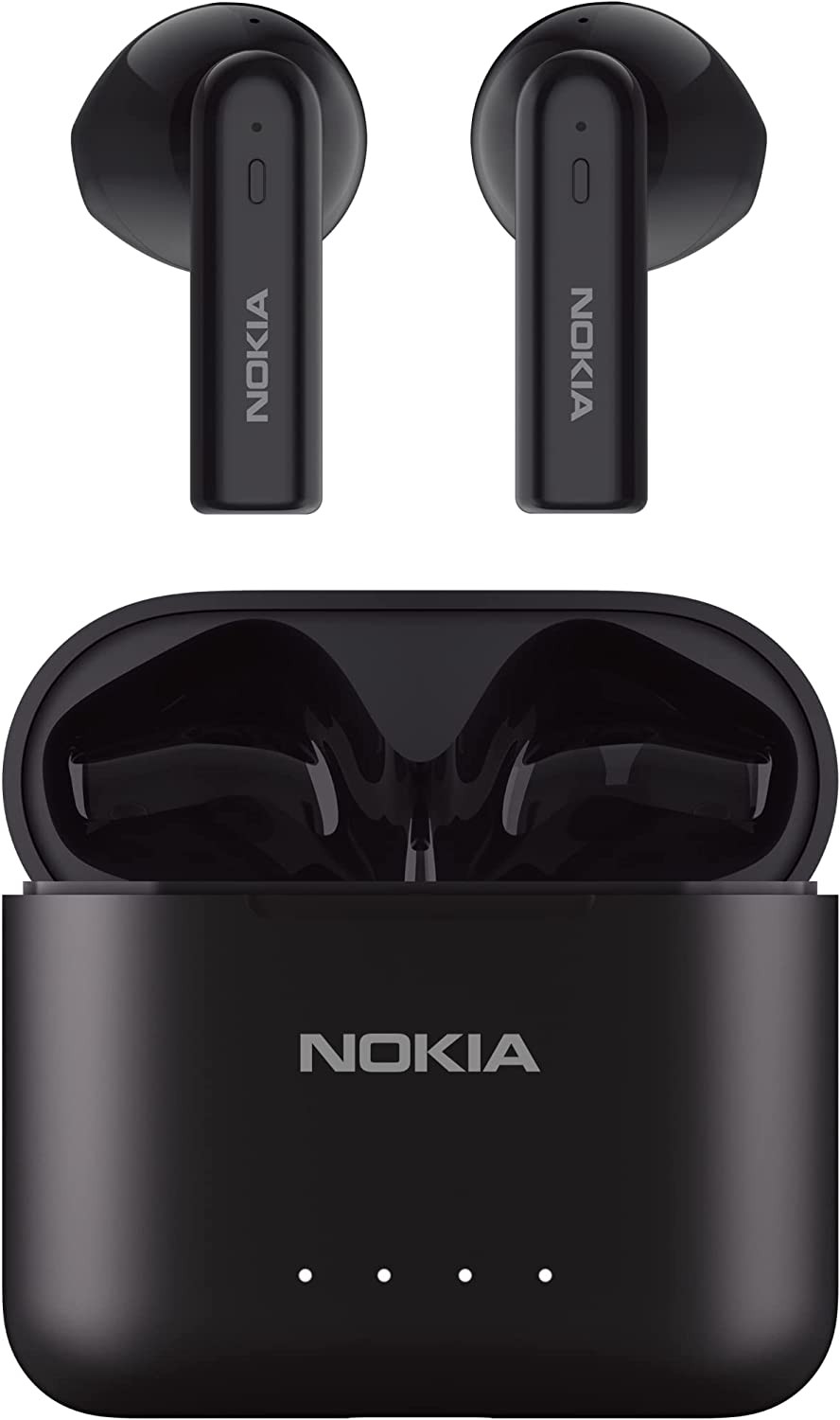 Nokia Essential E3101 Wireless Earbuds, Bluetooth 5.1, Fully Wireless Earphones, Bluetooth, ENC Noise Reduction, Hands-Free Calling, Left and Right Separation, up to 20 Hrs Music Playback, Black