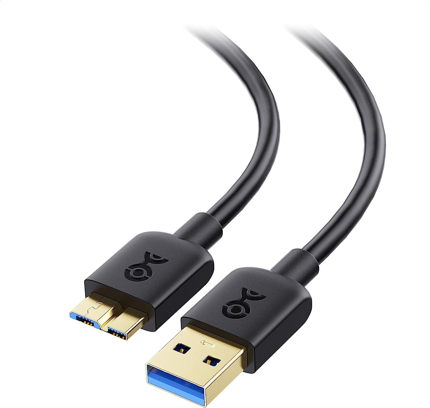 Cable Matters Short Micro USB 3.0 Cable 0.9M (External Hard Drive Cable, USB to USB Micro B Cable) in Black