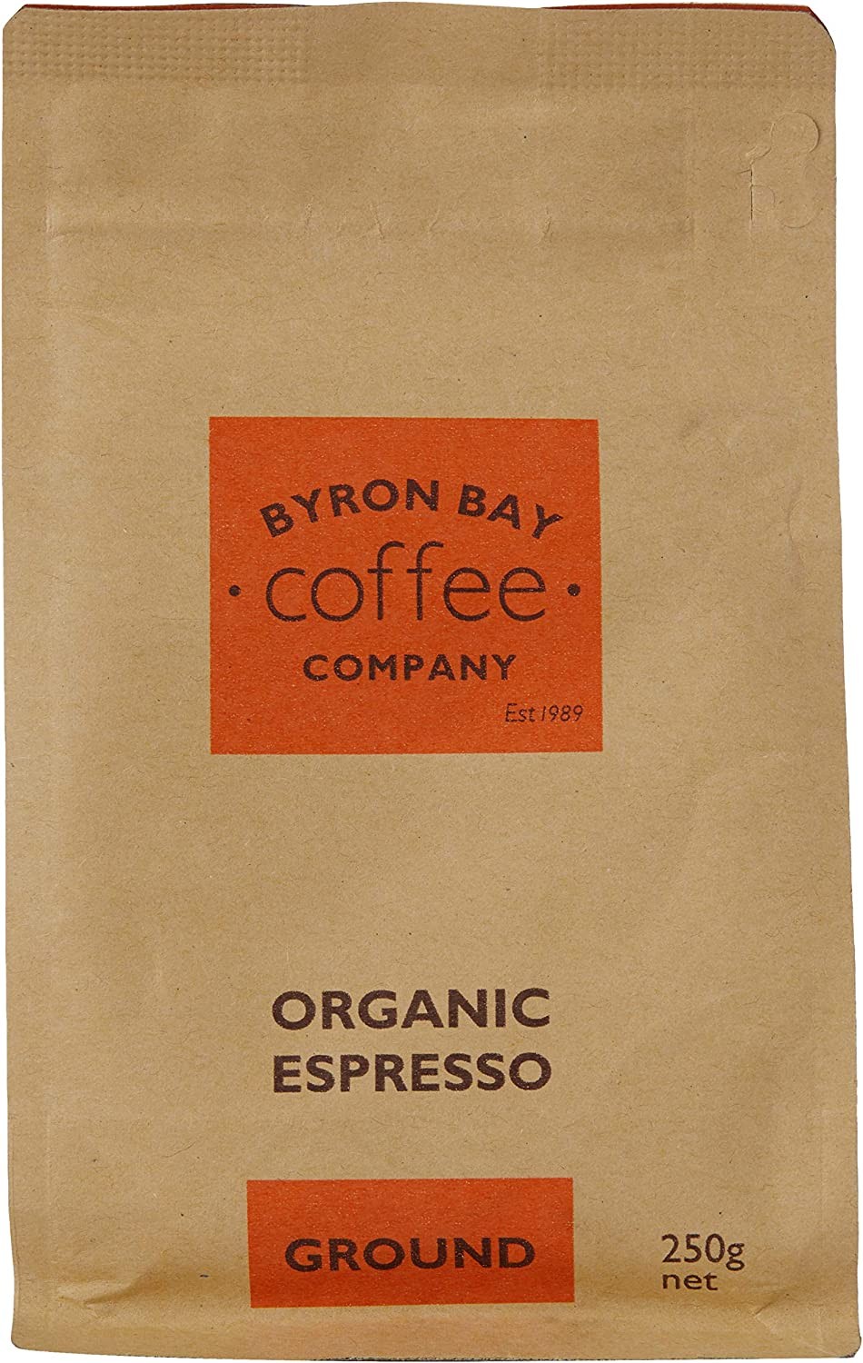 Byron Bay Coffee Company Certified Organic Espresso Ground, 250 G