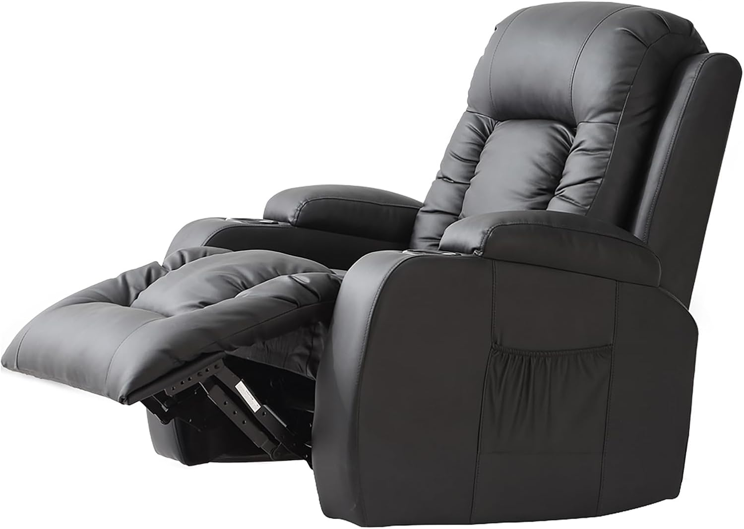 Levede Electric Recliner Chair Massage Chairs with Remote Control,Pu Leather Lounge Back Heated Sofa,Recliner,8 Points,5 Modes,Timer,Adjustable Lounge Sofa Chair for Living Room,150Kg Load