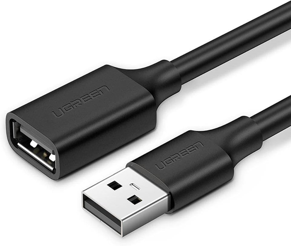 Darrahopens UGREEN USB 2.0 a Male to a Female Extension Cable 3M (10317) (V28-ACBUGN10317)