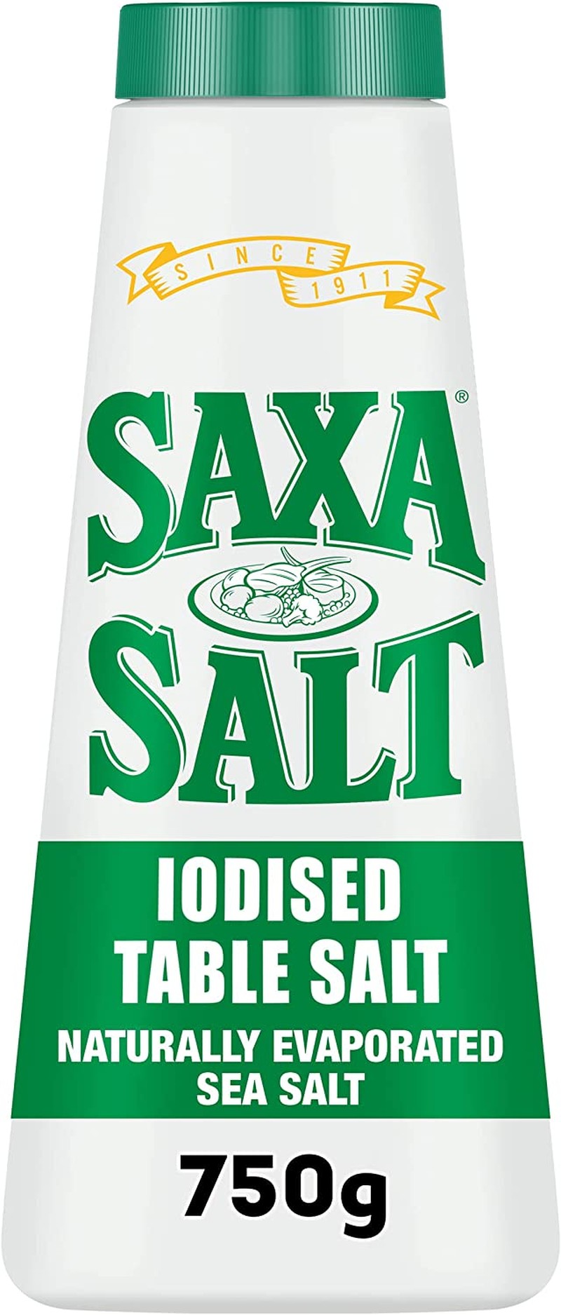 Saxa Iodised Table Salt Shaker Large 750G