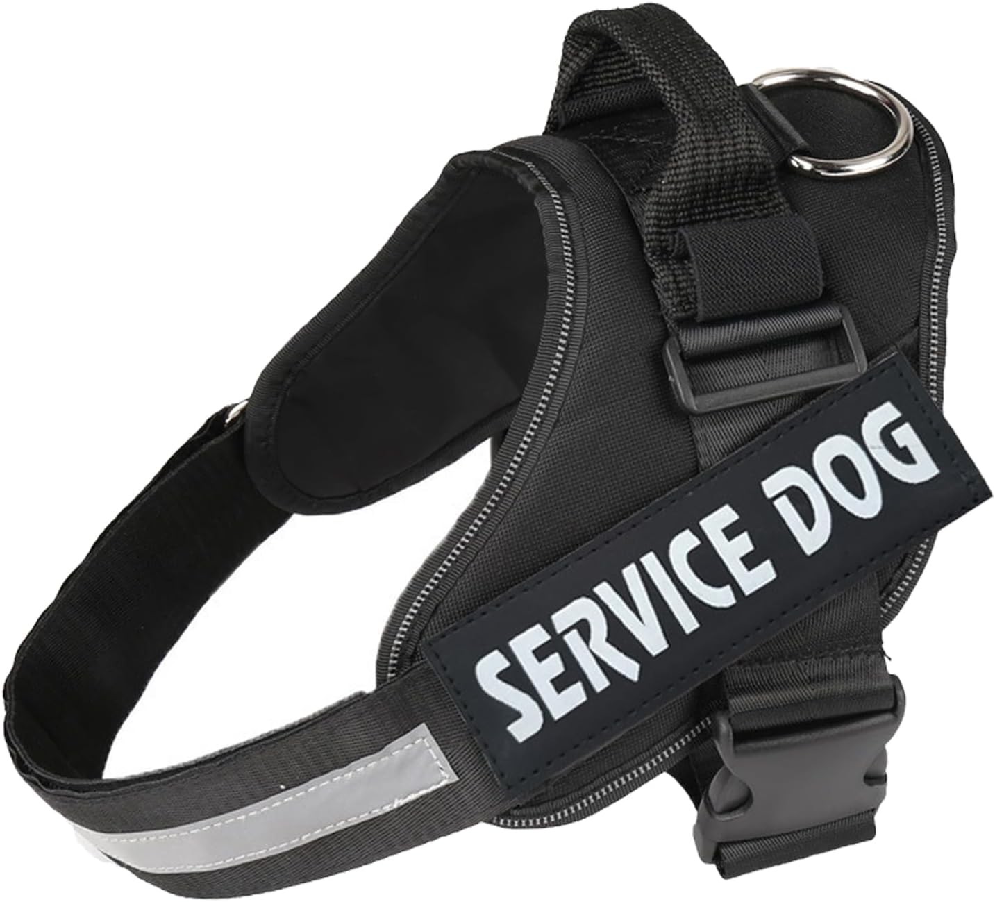 Roolisspa Service Dog Harness No Pull Easy Adjustable Reflective Breathable