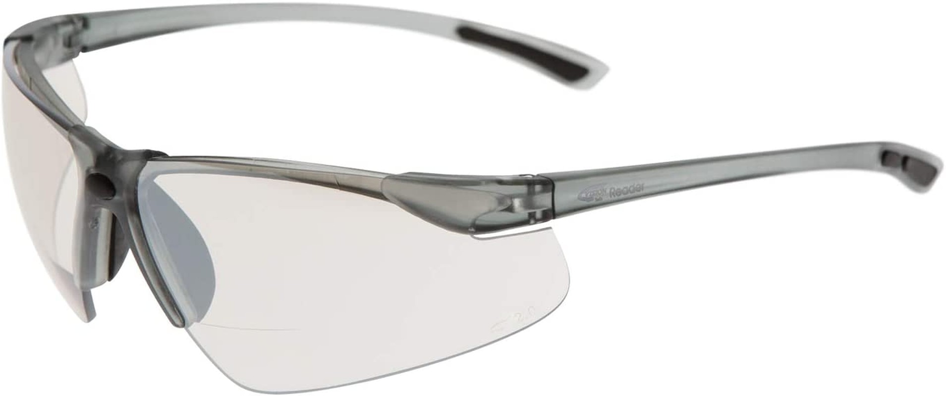 Vision Safe 101CL-2.0 Reader 101 Bifocal Safety Glasses 2.0X Magnification, One Size, Clear