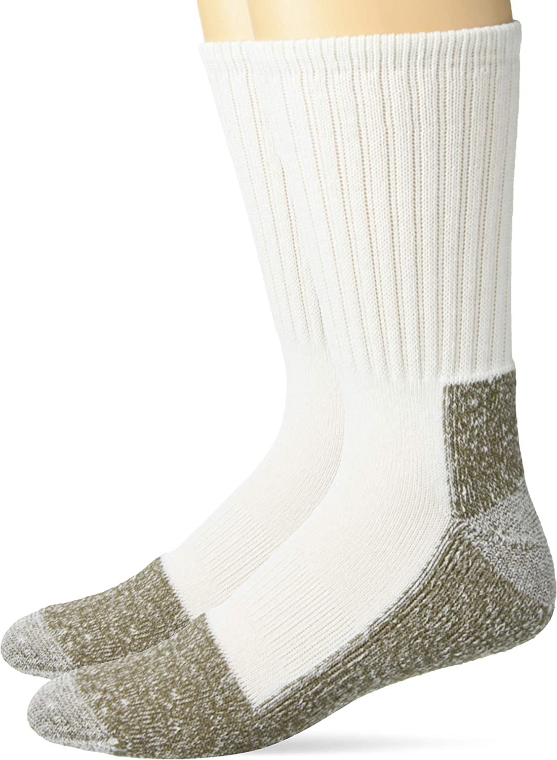 Sofsole Men’S Steel Toe Work Crew Socks 2-Pack