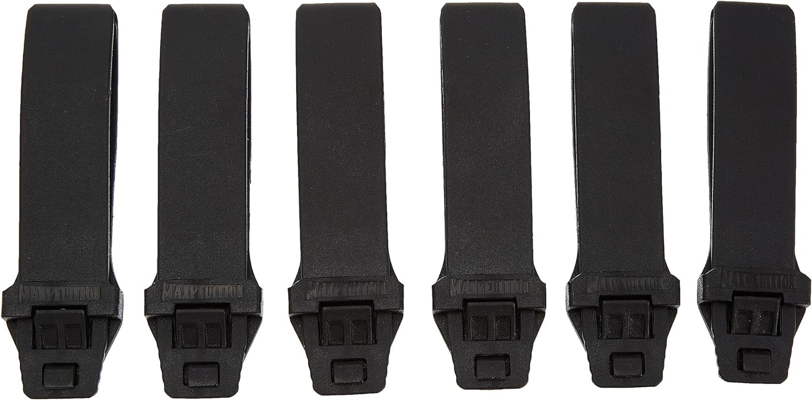 Maxpedition Tactie PJC3 Polymer Joining Clip (Pack of 6), Black