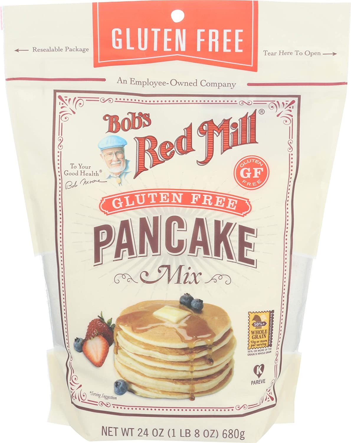 Bob’S Red Mill Bob`S Red Mill Gluten Free Pancake Mix 680G, 680 G, No Flavor Available