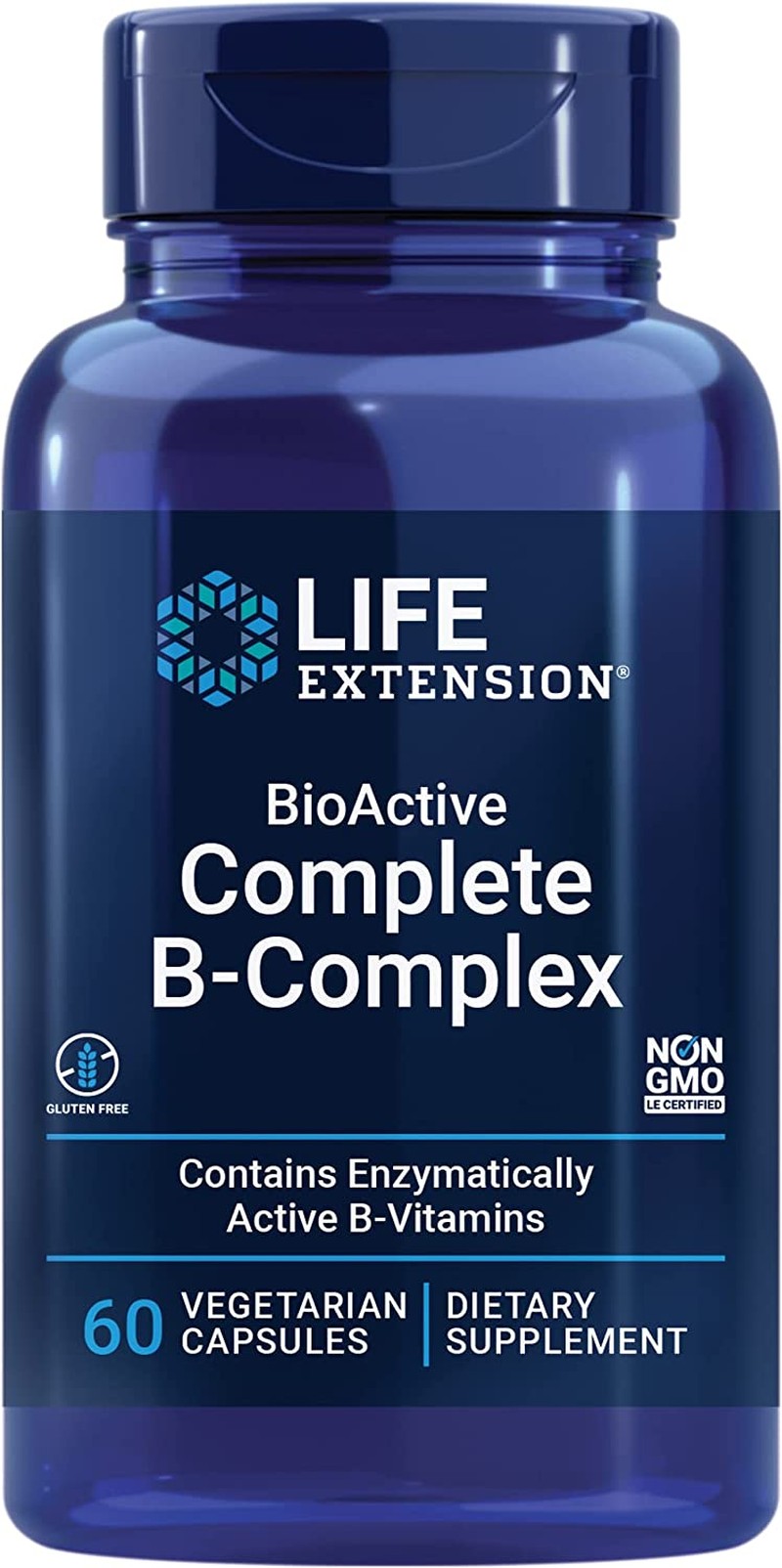 Life Extension Bio Active Complete B Complex 60 Veg Caps